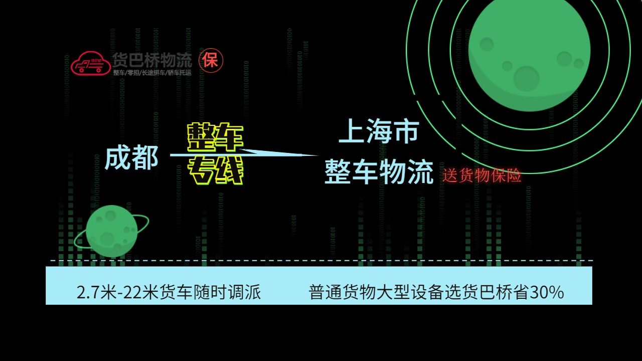成都到上海整車