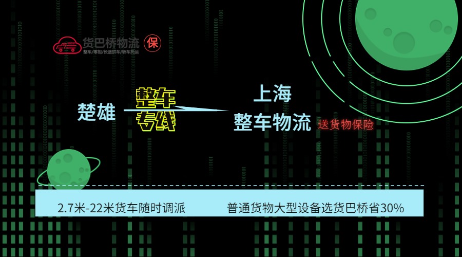 楚雄到上海整車線路 楚雄到上海整車線路